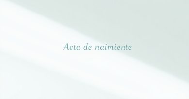 Acta de Nacimiento Aguascalientes