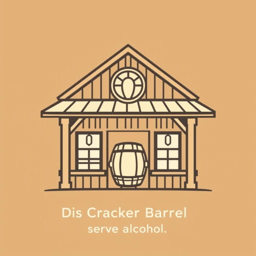 does cracker barrel serve alcohol