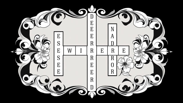 Florid Extravagant Crossword Clue