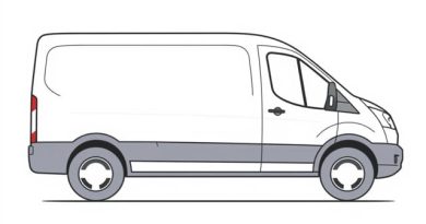 Ford Transit Nearside Wing Mirror