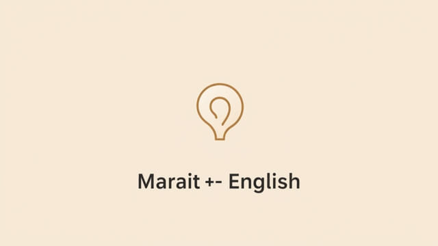 from marathi to english translate