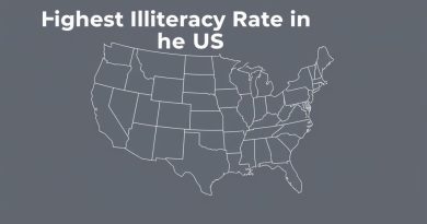 Highest Illiteracy Rate in the US