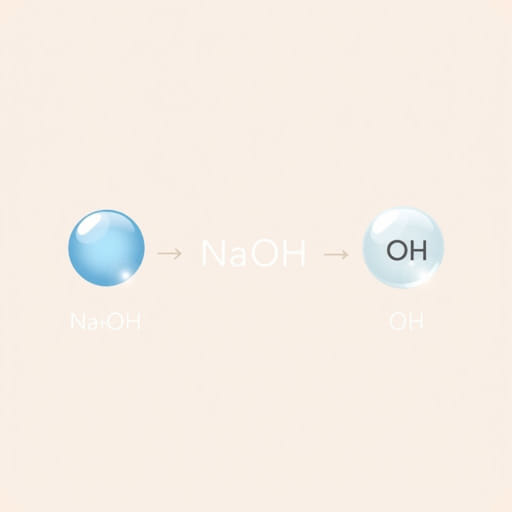 How Does NaOH Dissociate in Water