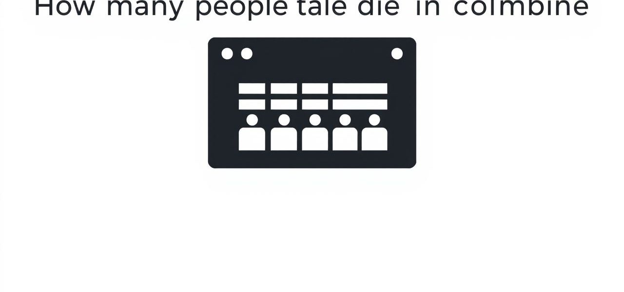 how many people died in columbine