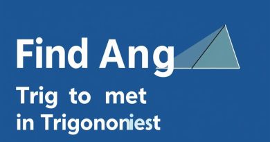 How to Find Angle in Trigonometry