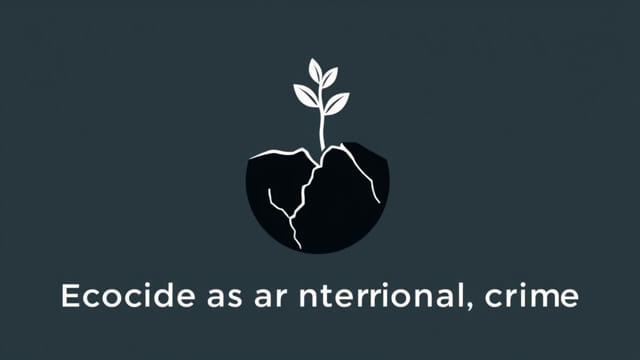 is ecocide an international crime