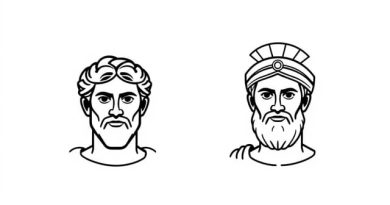 Julius Caesar and Marcus Aurelius