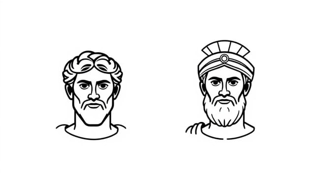 Julius Caesar and Marcus Aurelius