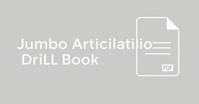 Jumbo Articulation Drill Book PDF