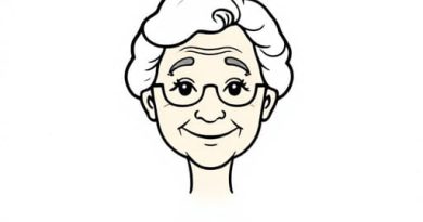 Old Lady Cartoon Character Maxine