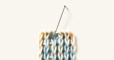 Repair Hole in Stockinette Stitch