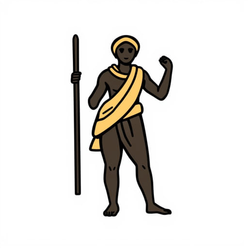 Upon Becoming Free the Slave Wore