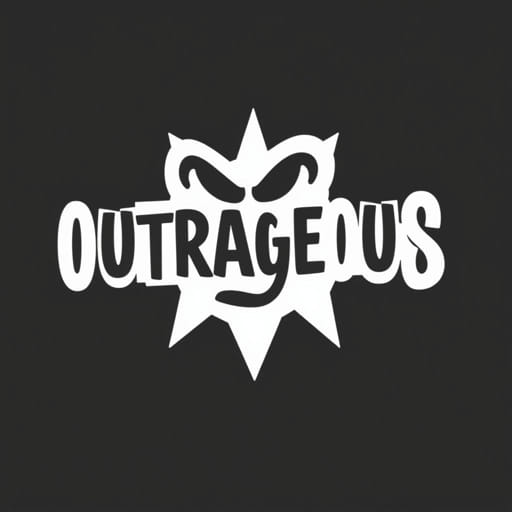 what is the meaning of outrageous
