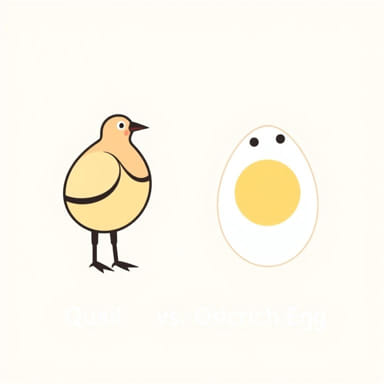 Quail Egg Vs Ostrich Egg