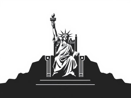 Quality Lithograph Weapon Throne And Liberty