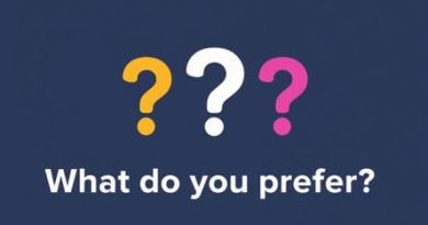 Questions What Do You Prefer
