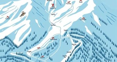 Serre Chevalier Ski Map