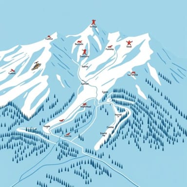 Serre Chevalier Ski Map