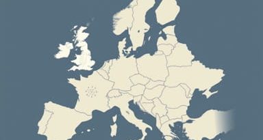 Splosh Travel Map Europe