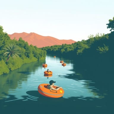 The Guadalupe River Tubing
