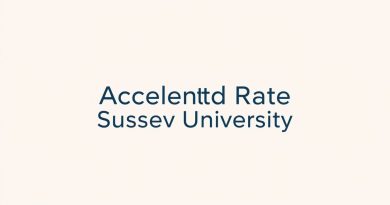 Acceptance Rate Of Sussex University