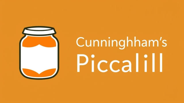 Cunninghams Piccalilli Where To Buy