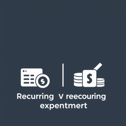 Difference Between Recurring And Nonrecurring Expenditure