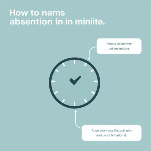 How To Record An Abstention In Minutes