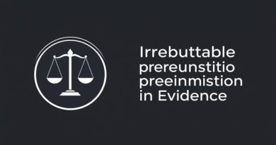 Irrebuttable Presumption In Evidence Act