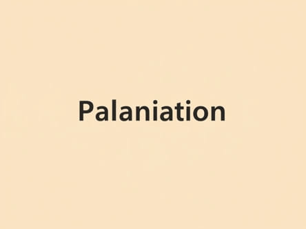 Is Palliation A Word?