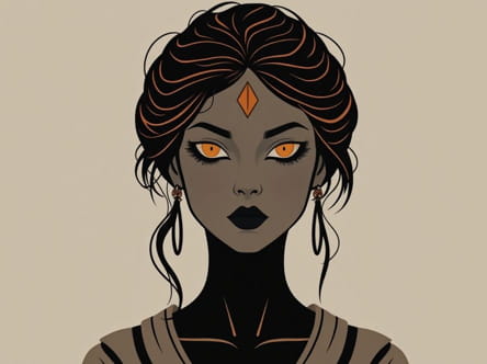 Lady Of The Charred Visage