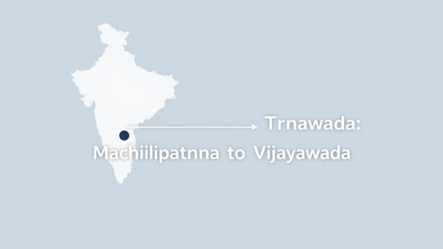 Machilipatnam To Vijayawada Distance
