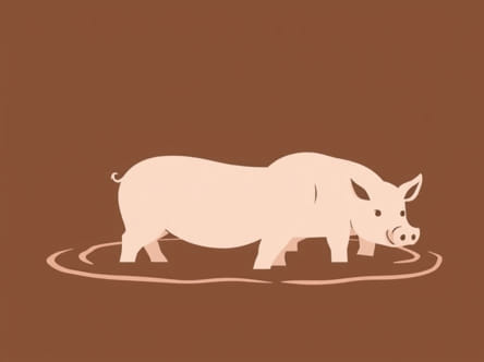 Pigs Wallow In Mud Mainly To