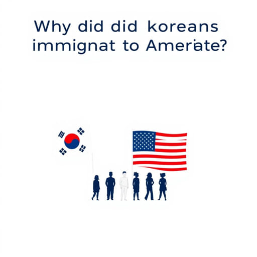 Why Did Koreans Immigrate To America