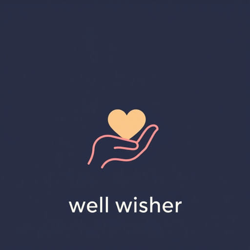 Caption For Well Wisher