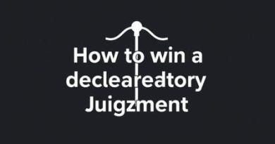 How To Win A Declaratory Judgment