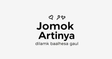 Jomok Artinya Dalam Bahasa Gaul