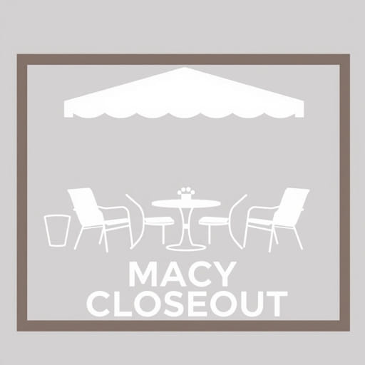 Macy Outdoor Furniture Closeout