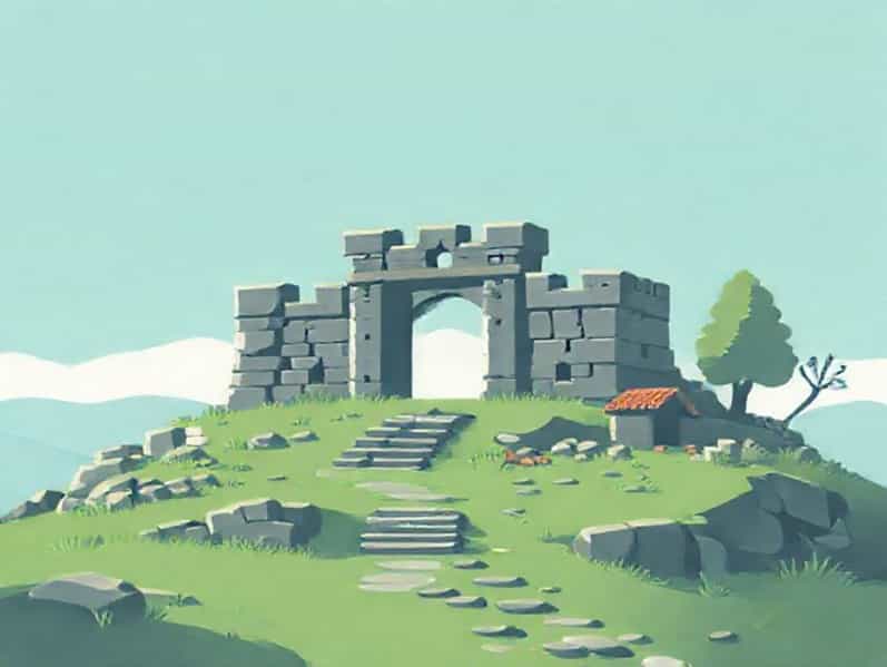Botw Gatepost Town Ruins