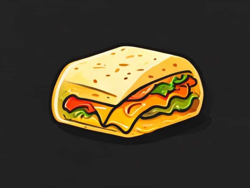 Double Cheesy Beef Burrito