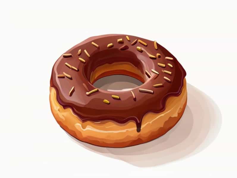 Dunkin Brownie Batter Donut