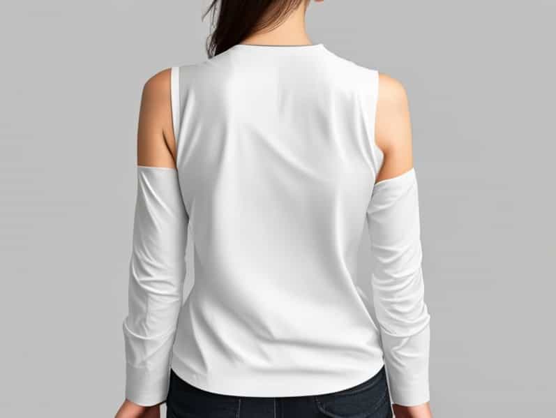Full Sleeve Backless Blouse