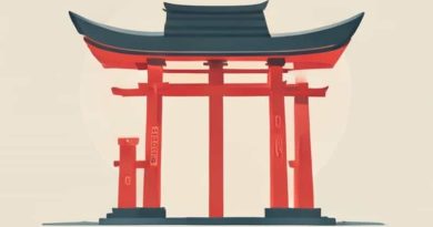 Gate To Shinto Shrine