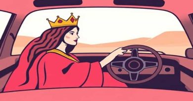 Queen Driving Saudi King