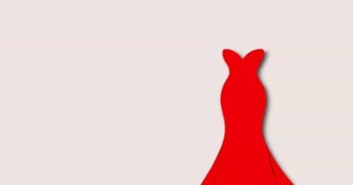 Red Fishtail Prom Dress