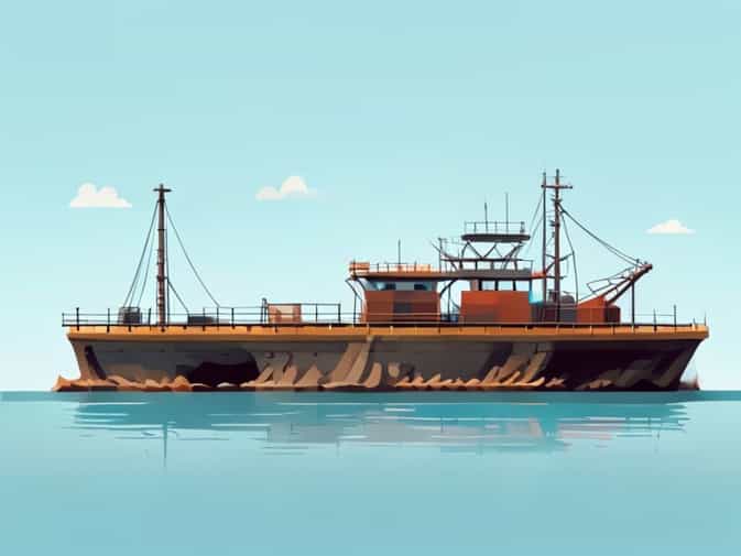 Declivity Of Dry Dock