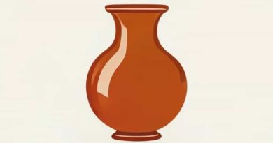Kanawha Amberina Swung Vase