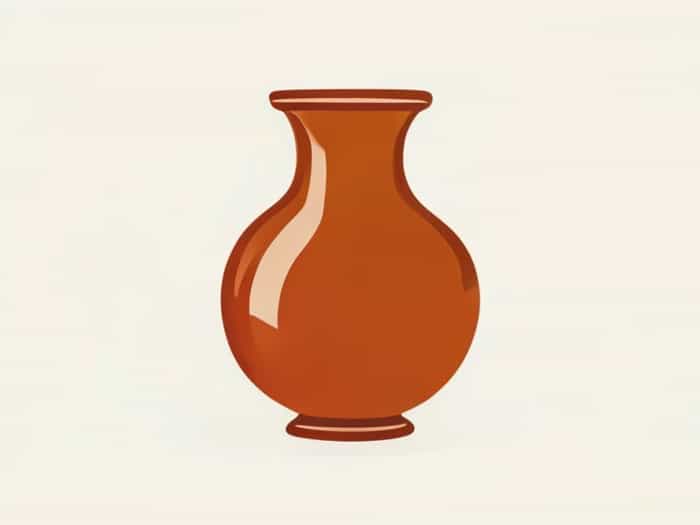 Kanawha Amberina Swung Vase