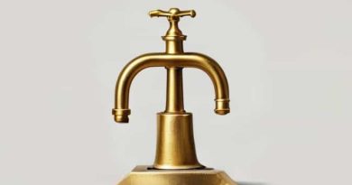 Kitchen Tap Antique Brass