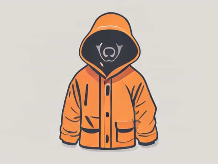 North Face Dog Raincoat